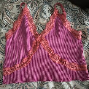 Forever 21 pink and peach tank top